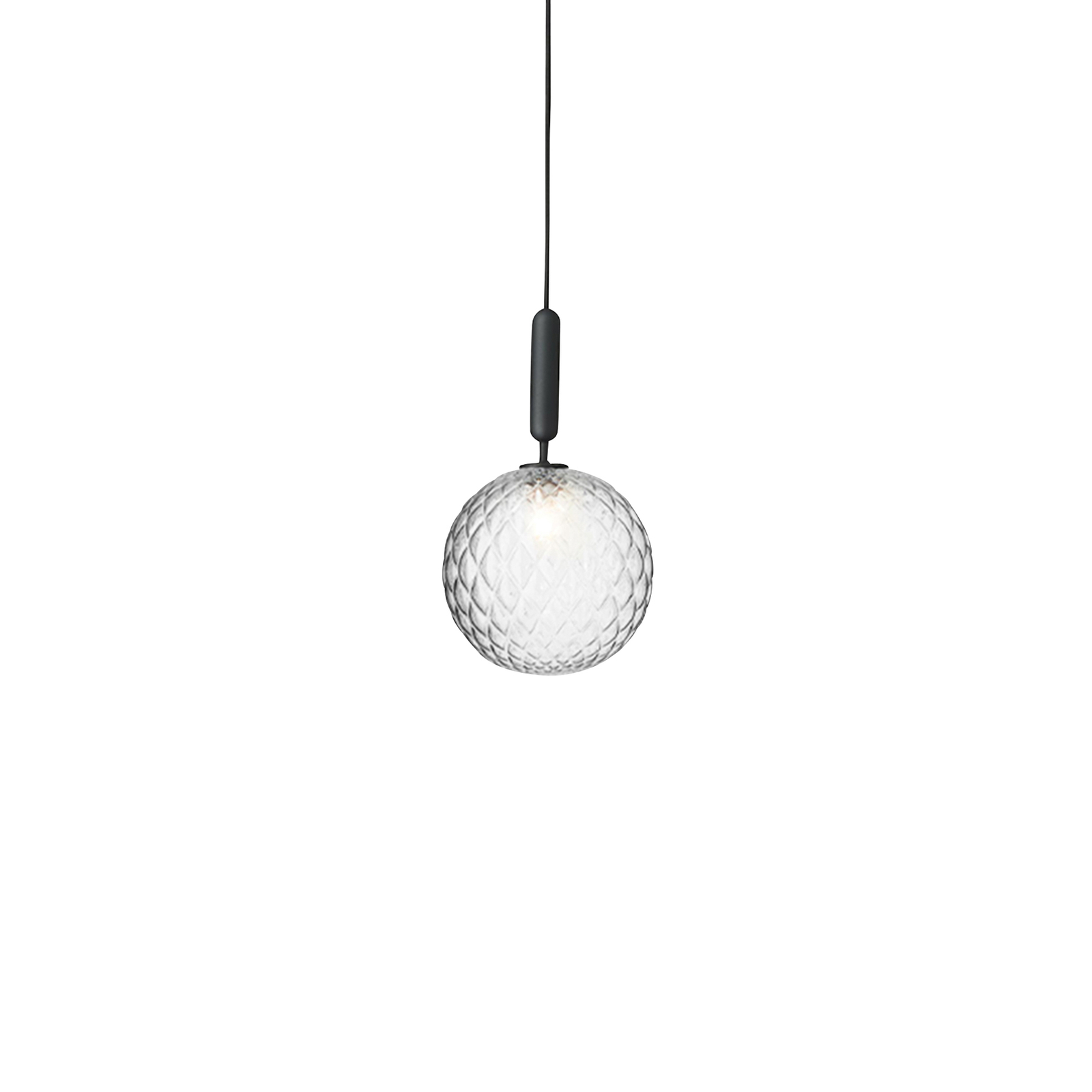 Nuura Miira 1 Large hængelampe 1 lyskilde grå/klar