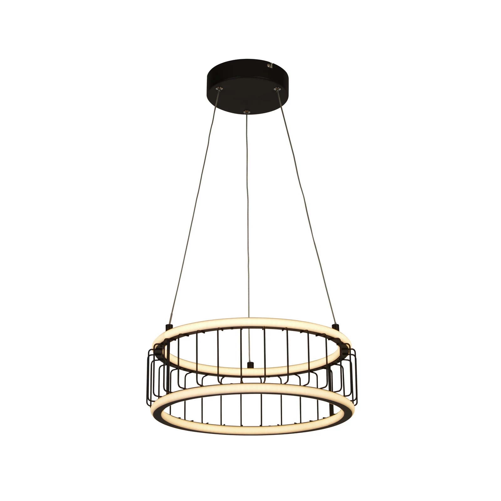 LED-Hängeleuchte Cage Ø 38cm