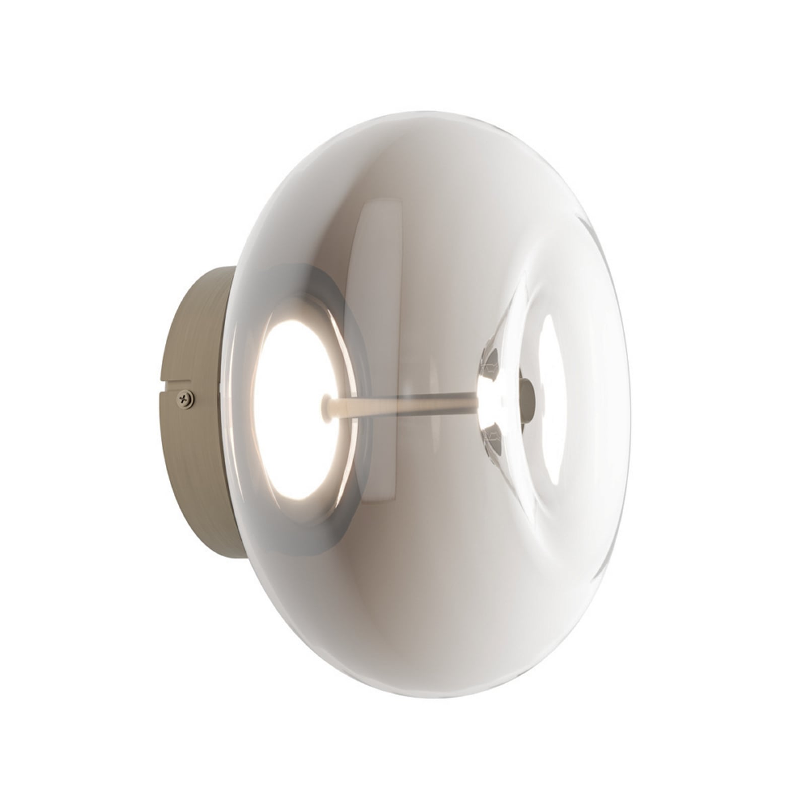 Plafón LED OPTICA 1 de EGLO, bronce/marrón, Ø 25 cm, CCT