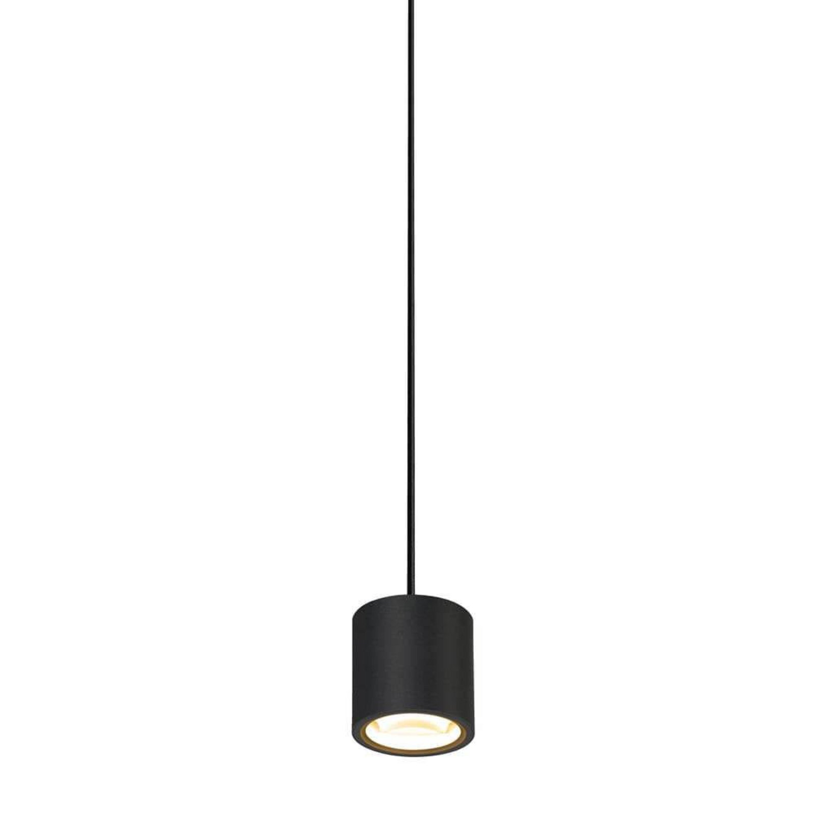 Oculus Lustră Pendul Singur Black - SLV