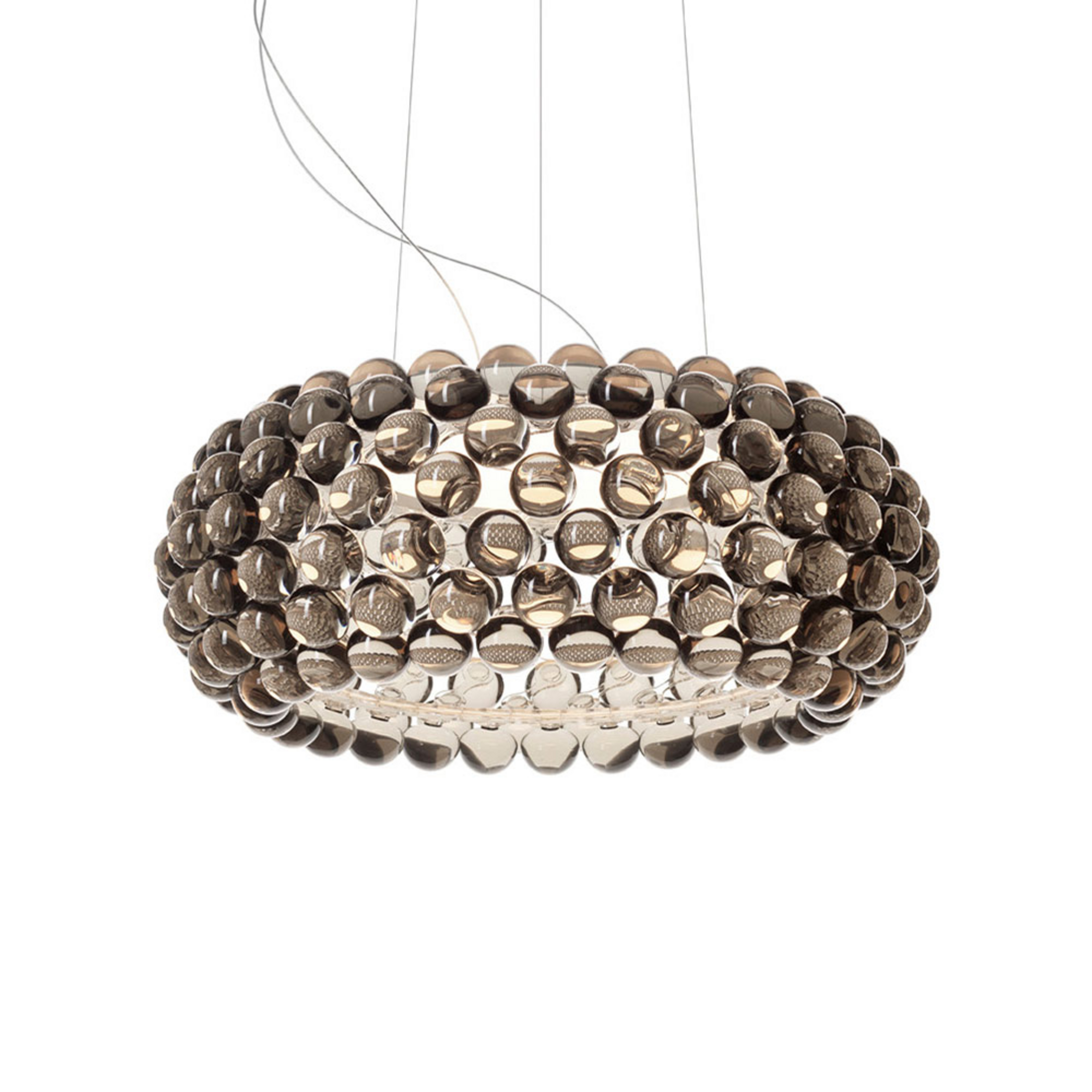 Caboche Plus media hanging light R7s, grey - Foscarini