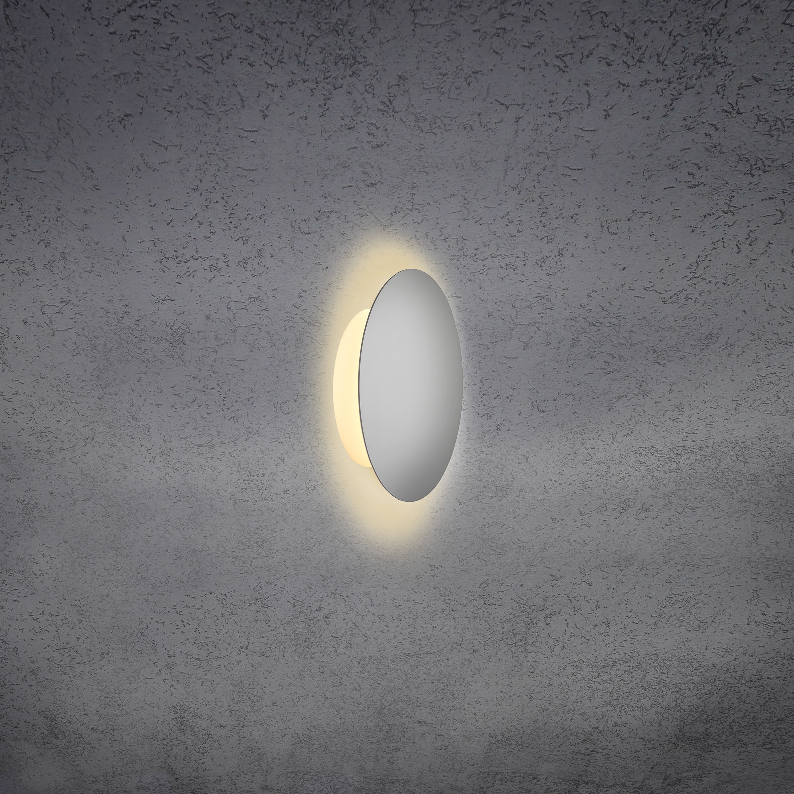 Escale Blade LED wall light, matt silver