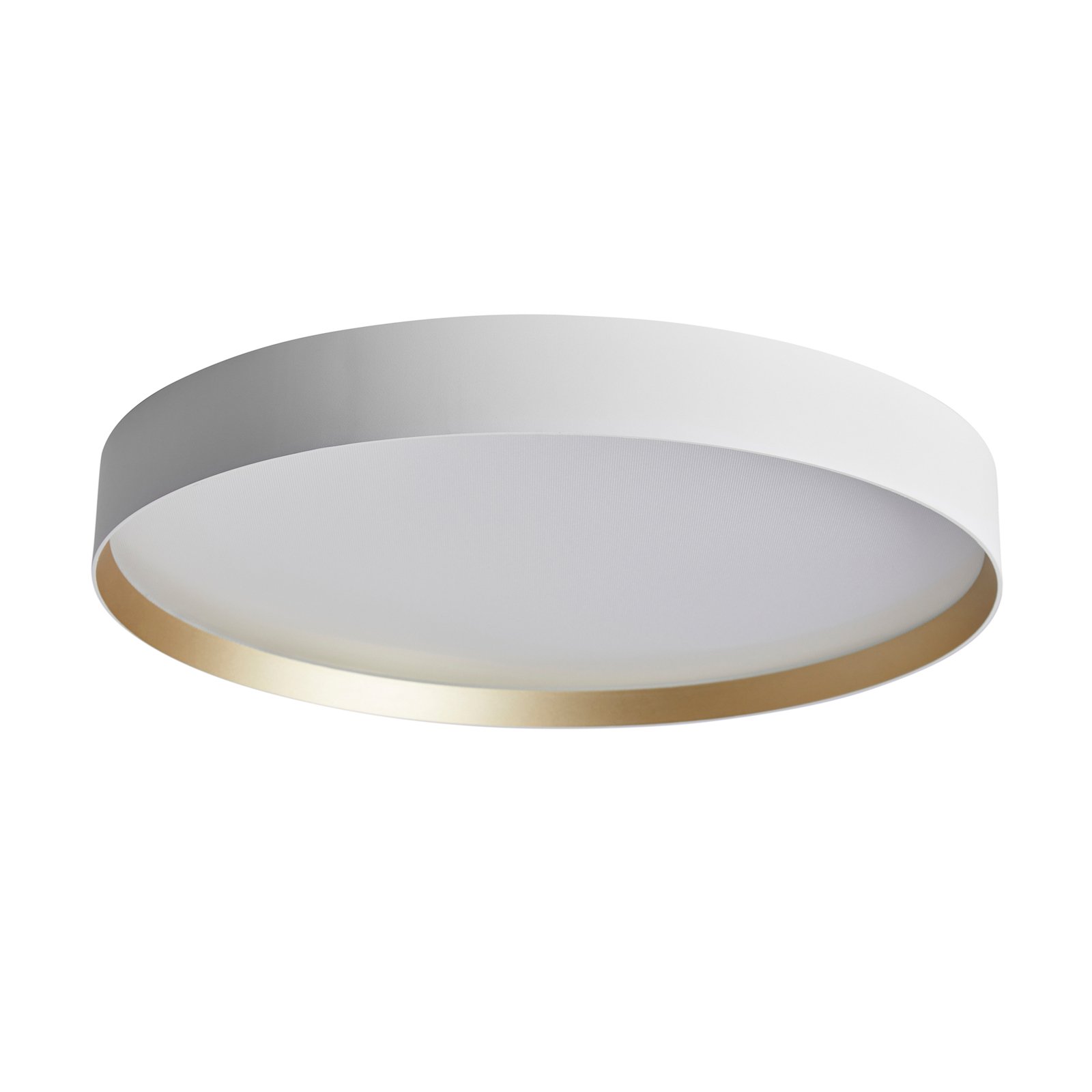 LOOM DESIGN Lucia LED-Deckenlampe Ø60cm weiß/gold