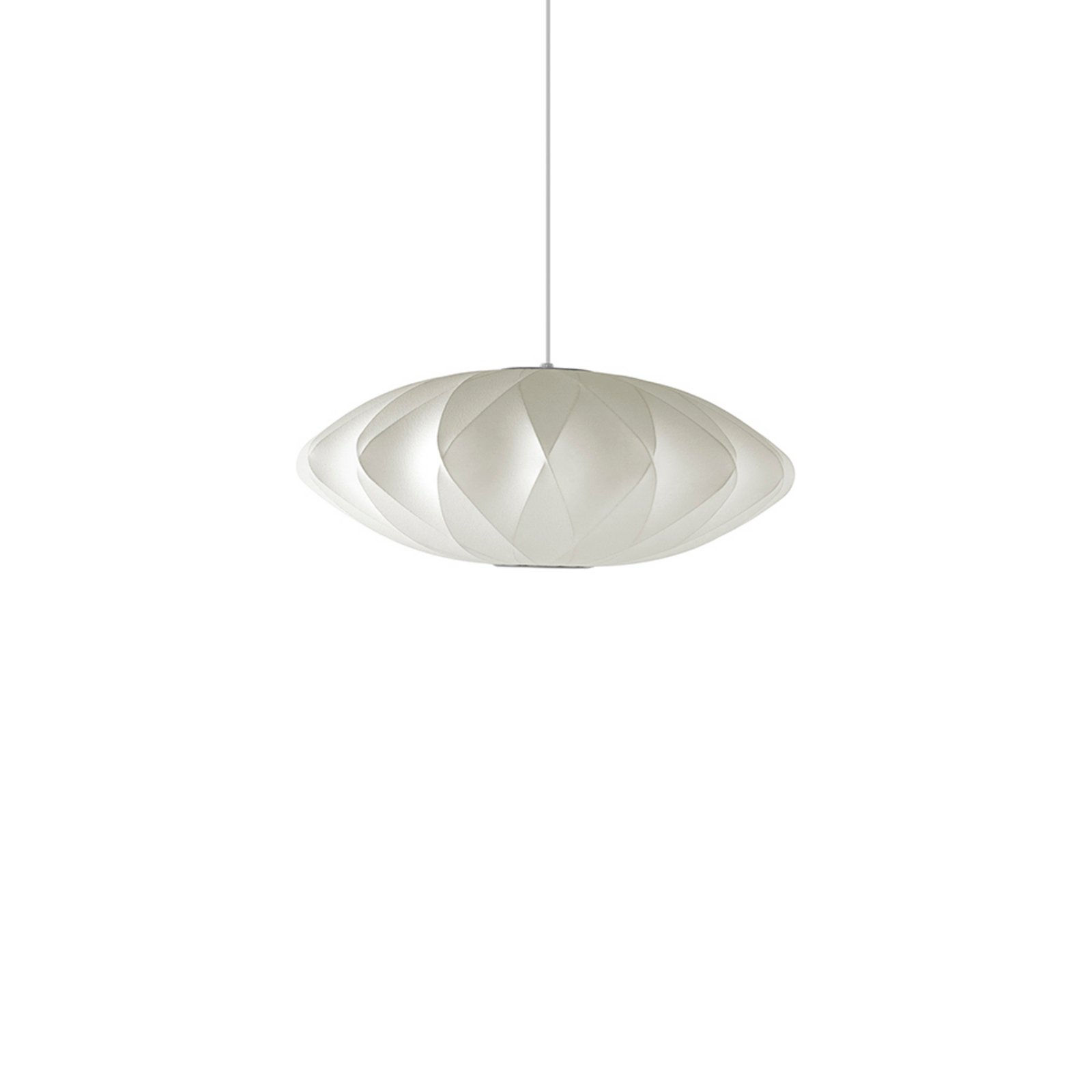 Nelson Saucer Crisscross Bubble Závěsná Lampa S Off-White - Herman Miller