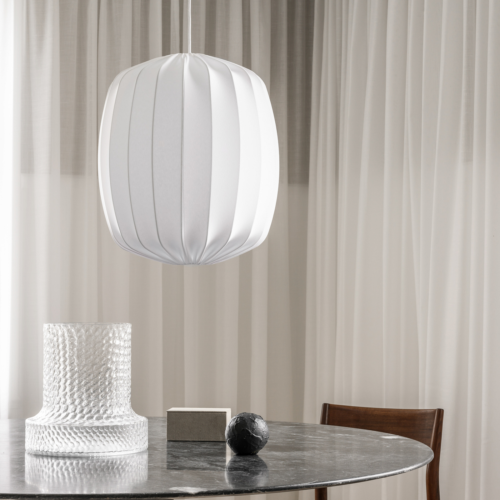 Prisma 45 Schirm Linen White - Watt & Veke