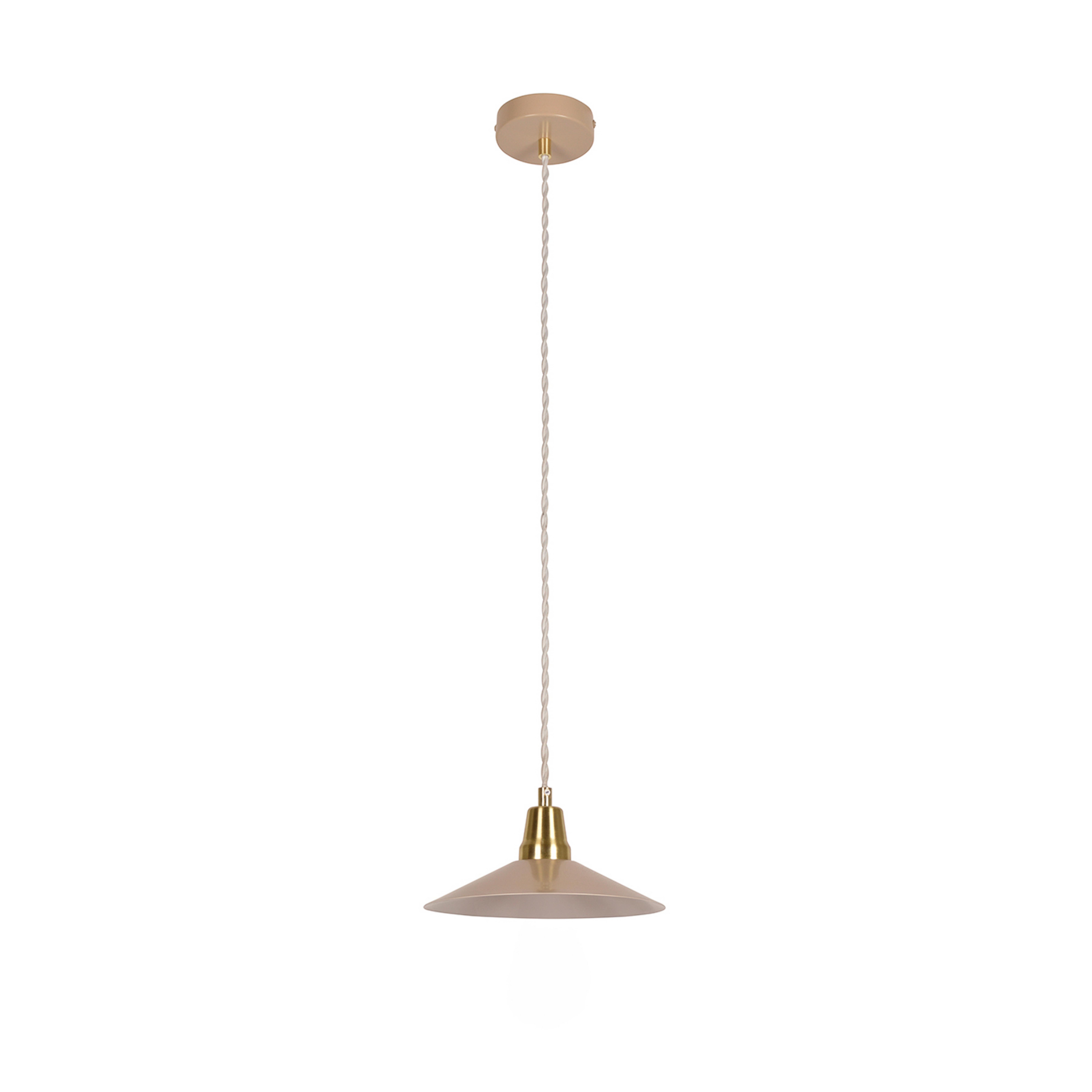 Claudette hanglamp crèmekleurig Ø 22 cm - COREP SAS