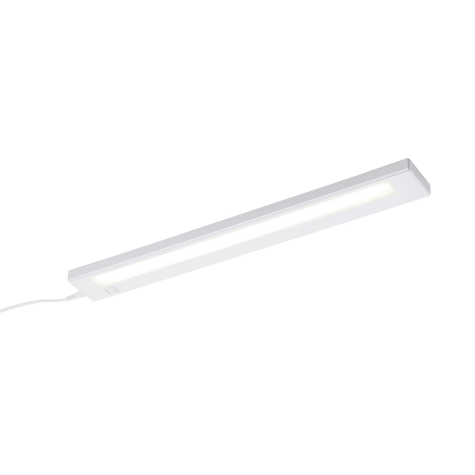 LED-bänklampa Alino, vit, längd 55 cm