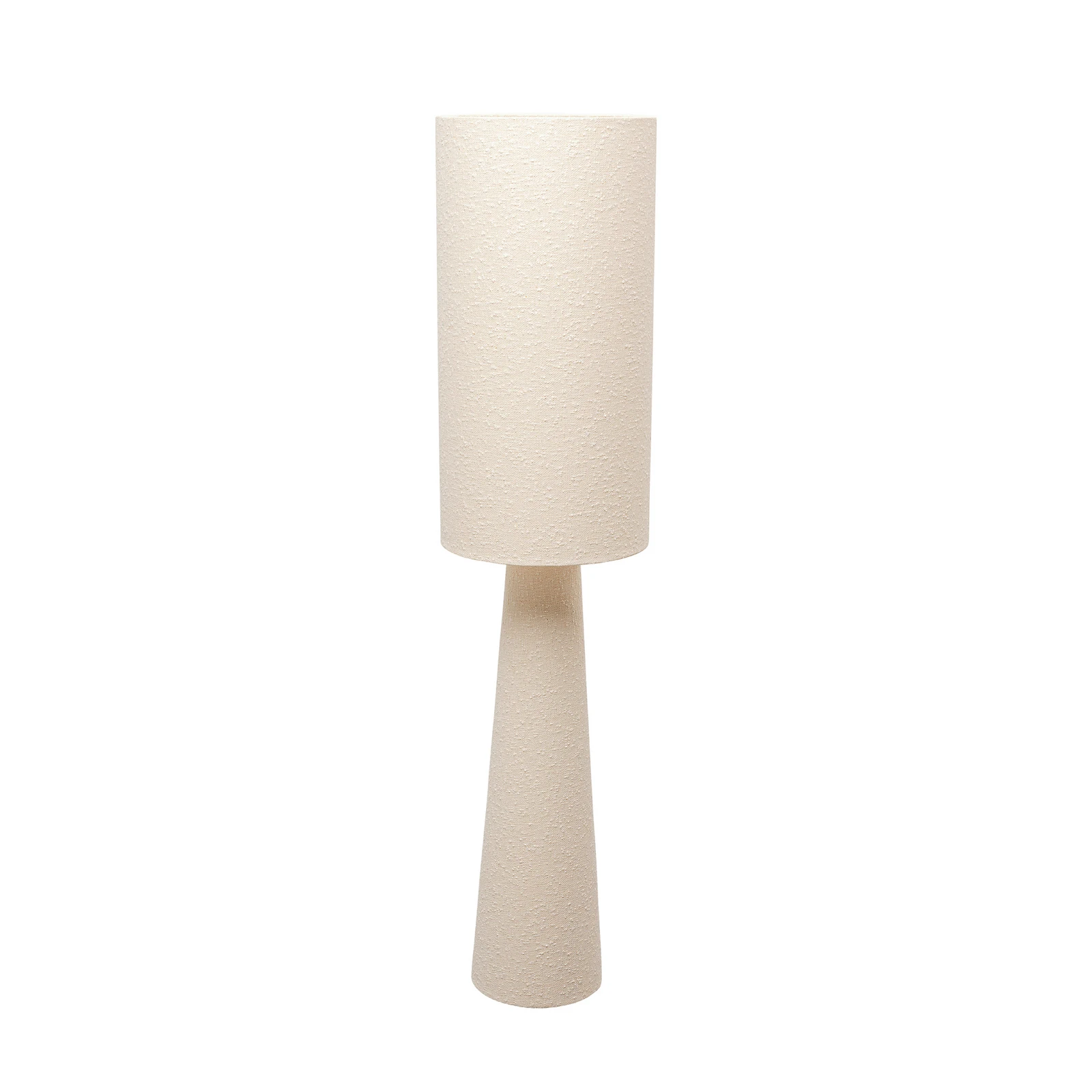 Candeeiro de pé KARE Marleen, bege, linho, 130 cm, E27