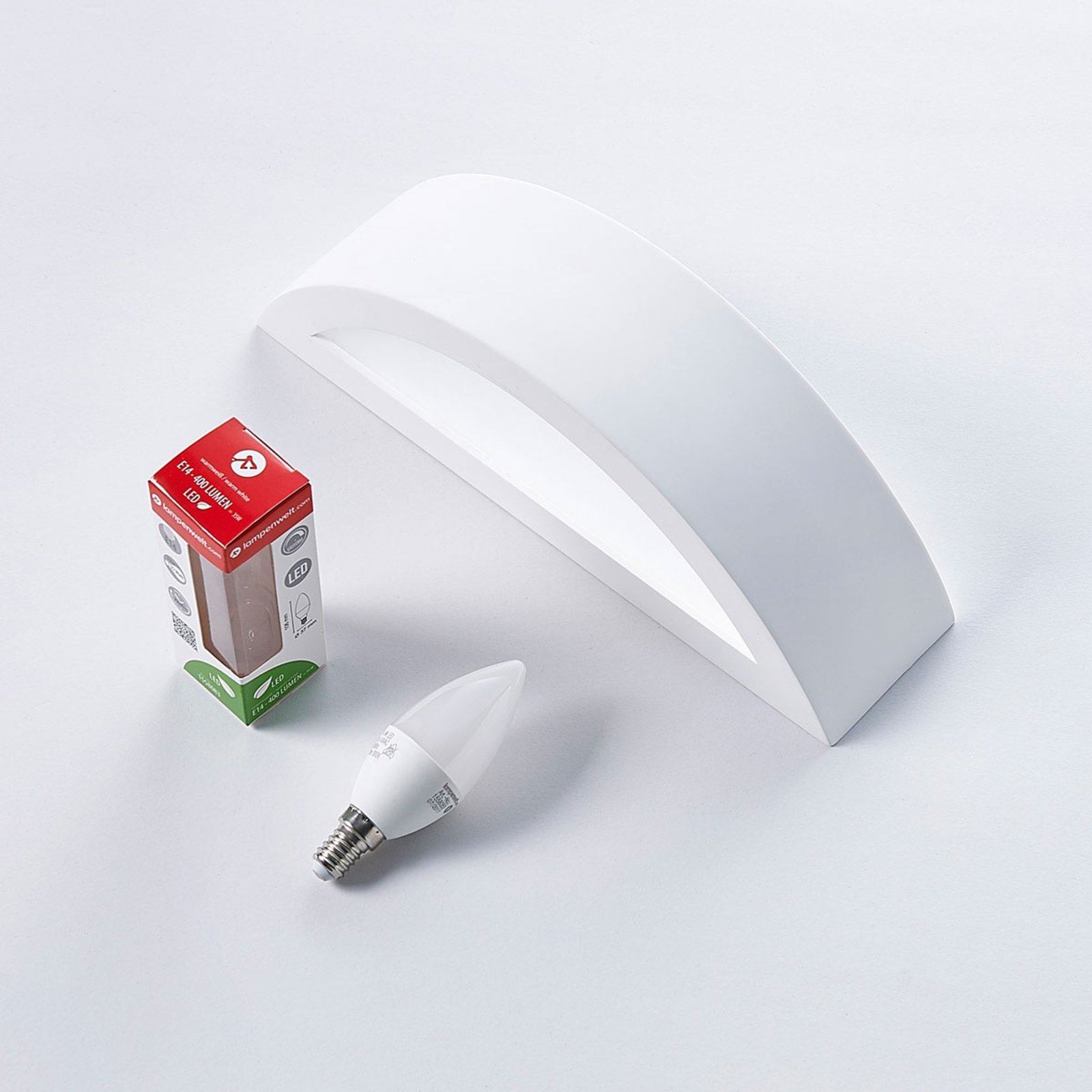Aurel Wall Lamp White - Lindby