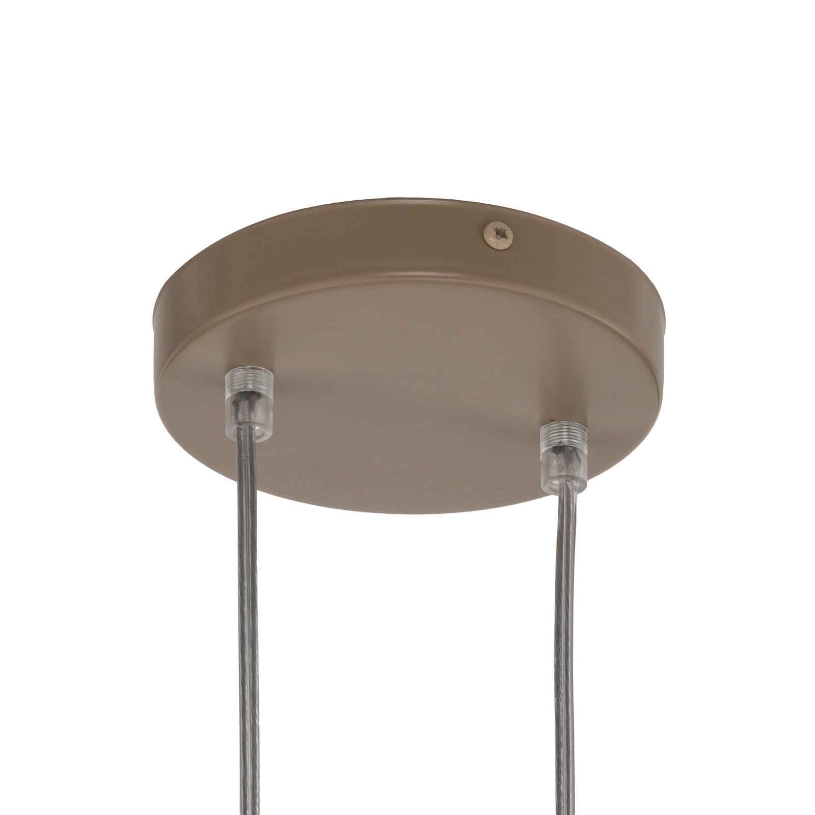 Lampada a sospensione Boom 4, beige, vetro/acciaio, lunghezza 60 cm Lampada a sospensione Boom 4, beige, vetro/acciaio, lunghezza 60 cm