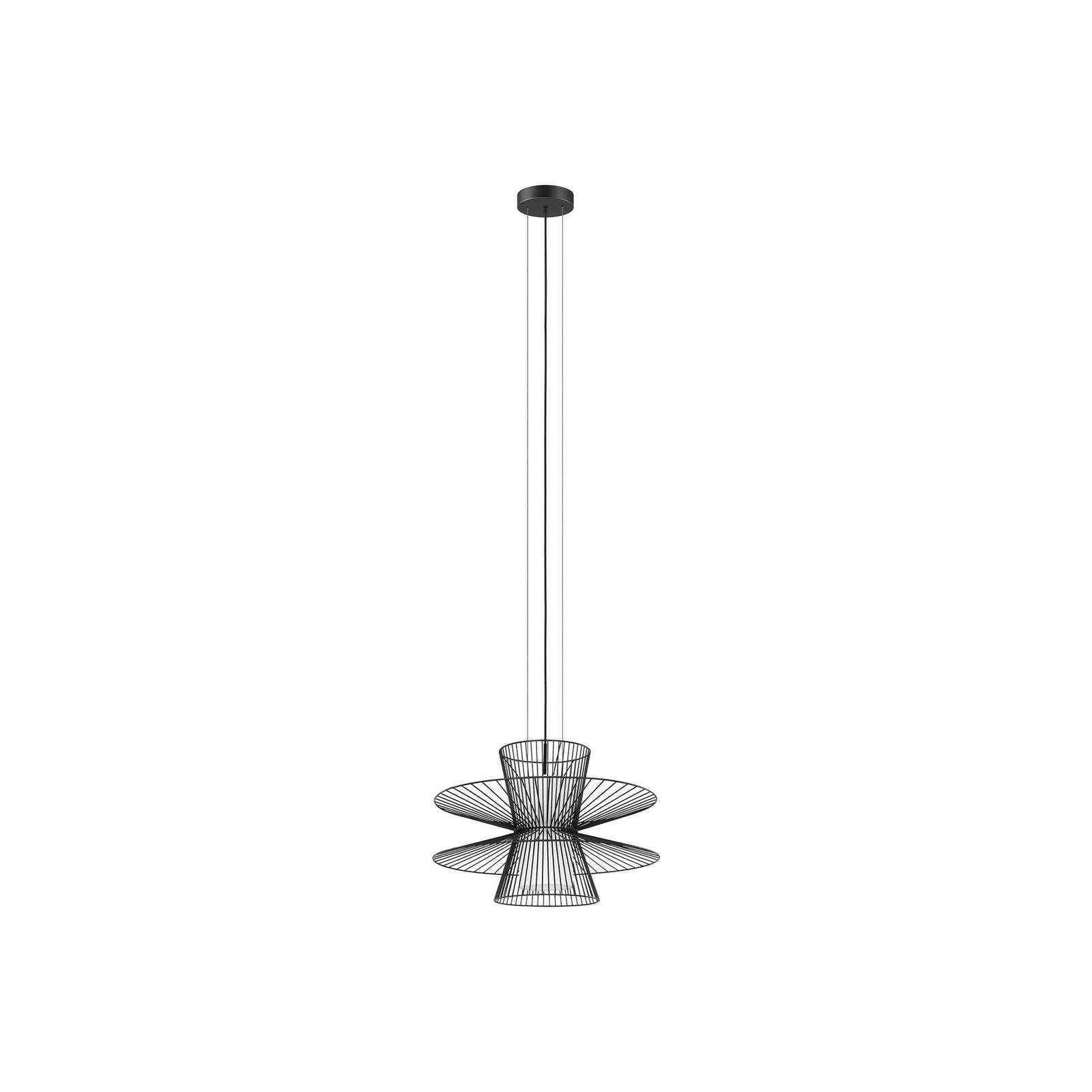 Beacon Hängeleuchte Dulverton Ø 58 cm schwarz Metall Glas günstig online kaufen