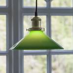 PR Home lampada a sospensione August, verde, Ø 25 cm