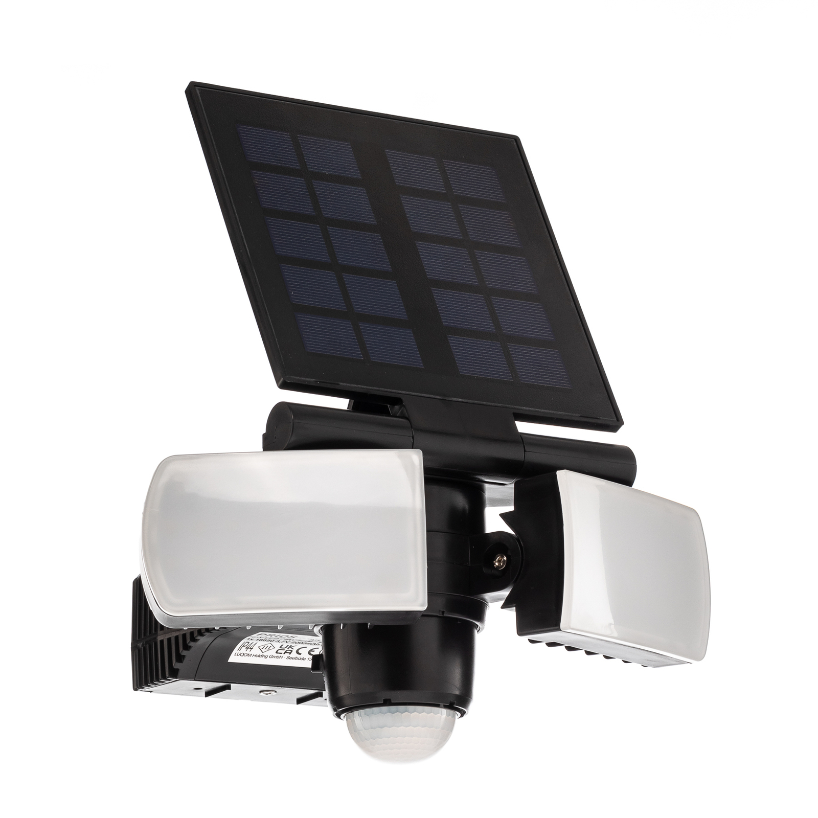 Prios Wrenley LED-solcellsväggspot med sensor