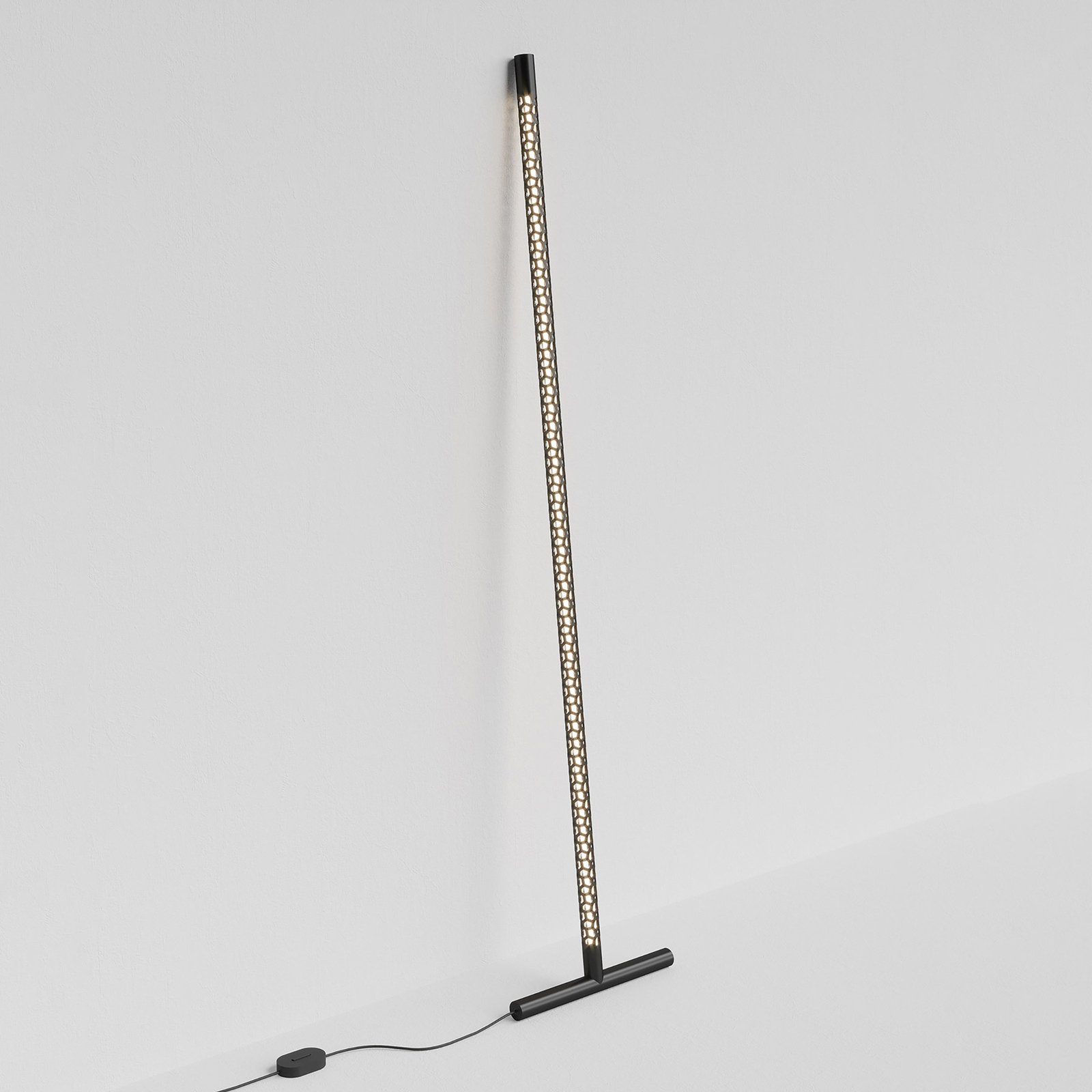 Squiggle F1 Stehleuchte 2700K Matt Black - Rotaliana