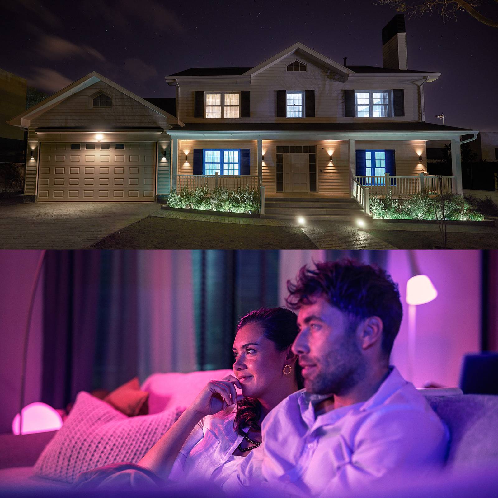 Philips Hue Inteligentna żarówka LED E27 A60, 8 W, RGB CCT, zestaw 3 szt