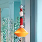 Hängeleuchte Lariat, Keramikelemente, Höhe 70 cm