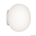 FLOS Mini Glo-Ball spoguļstikla sienas gaisma, balta