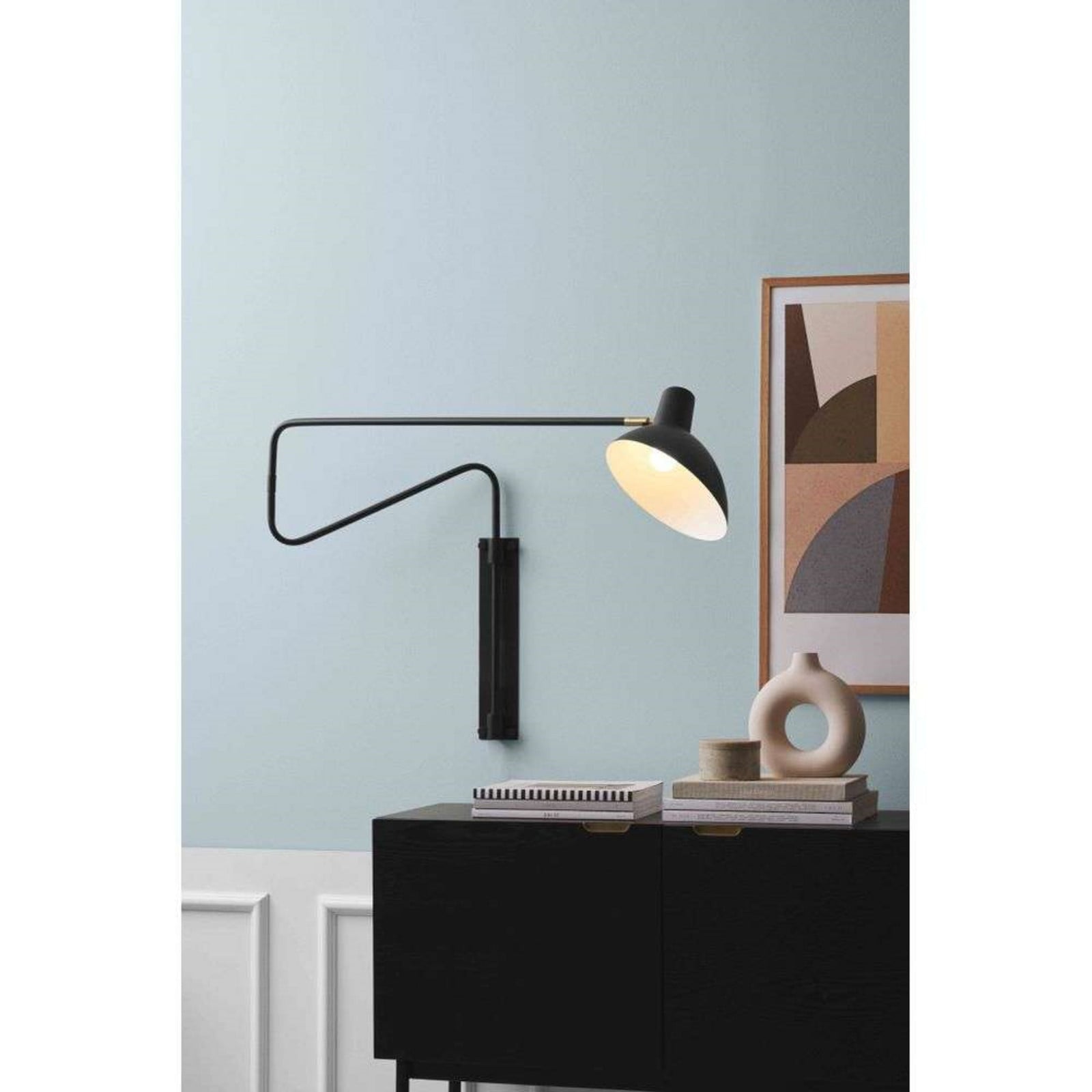 Metropole Deluxe V&auml;gglampa Medium Halo Design - Metall