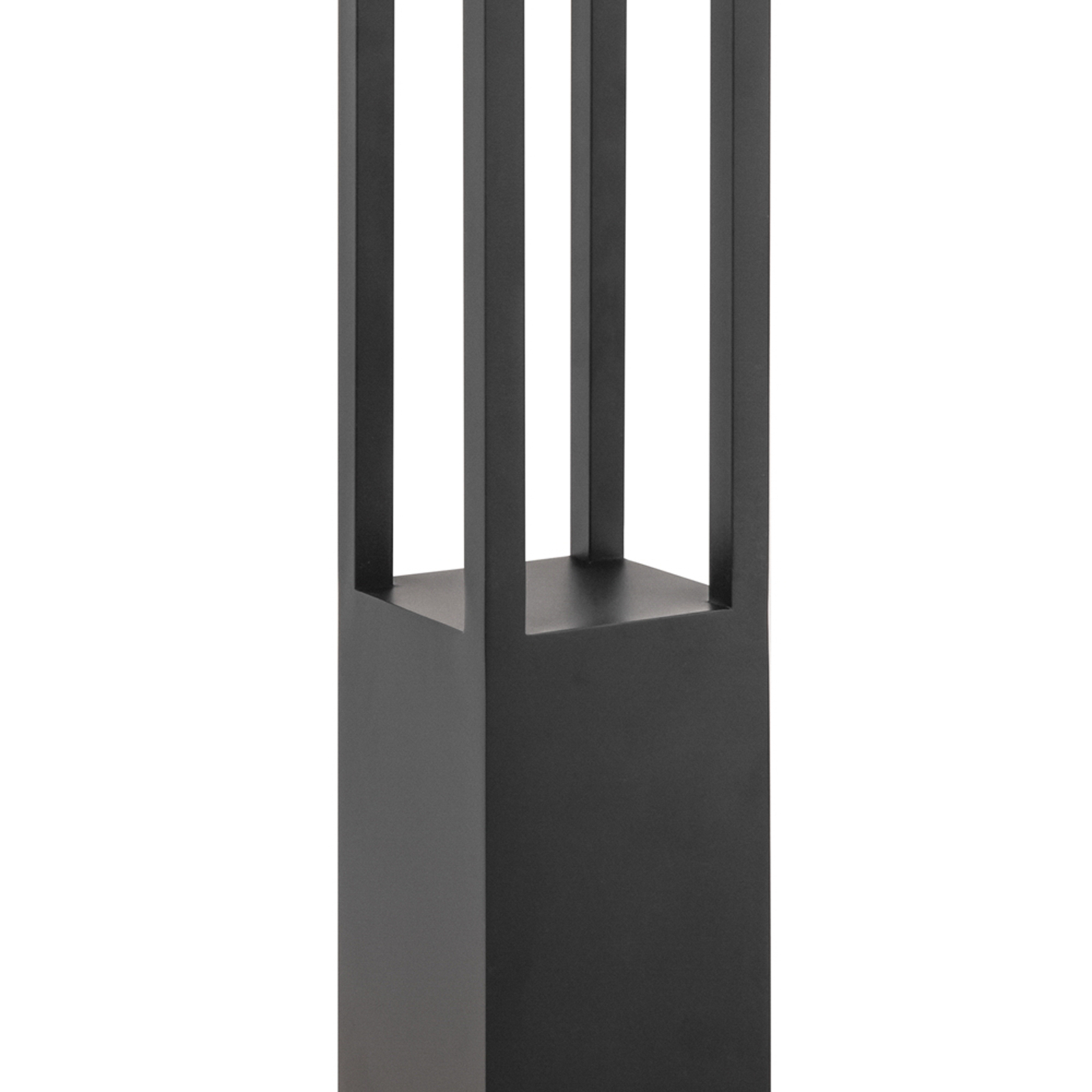 Maytoni LED outdoor light Elbe, height 200 cm, graphite-coloured