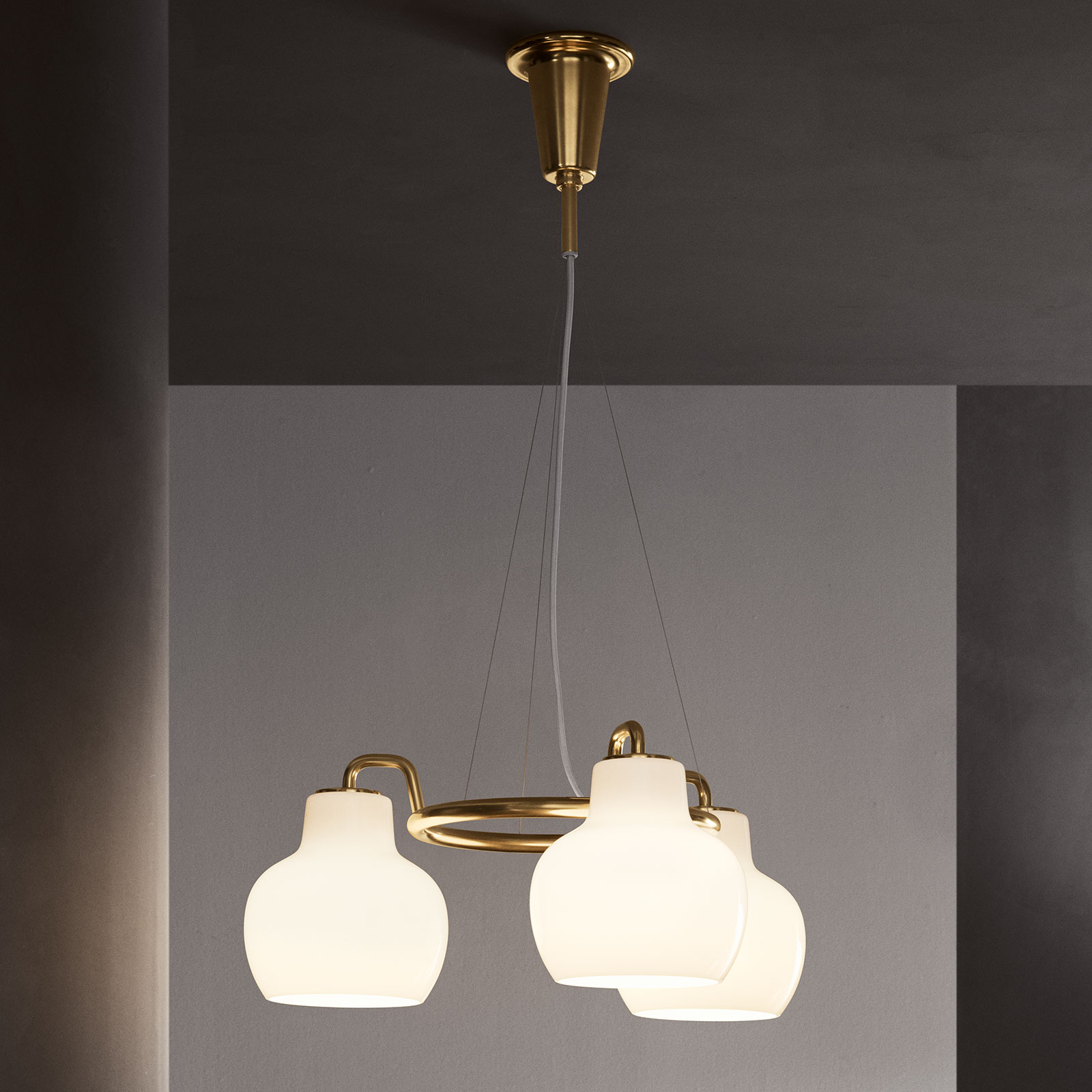 VL Ring Crown 3 Hanglamp Opal - Louis Poulsen