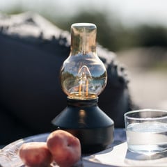 PR Home Glimt nabíjateľné LED svetlo na terasu, čierne, IP44
