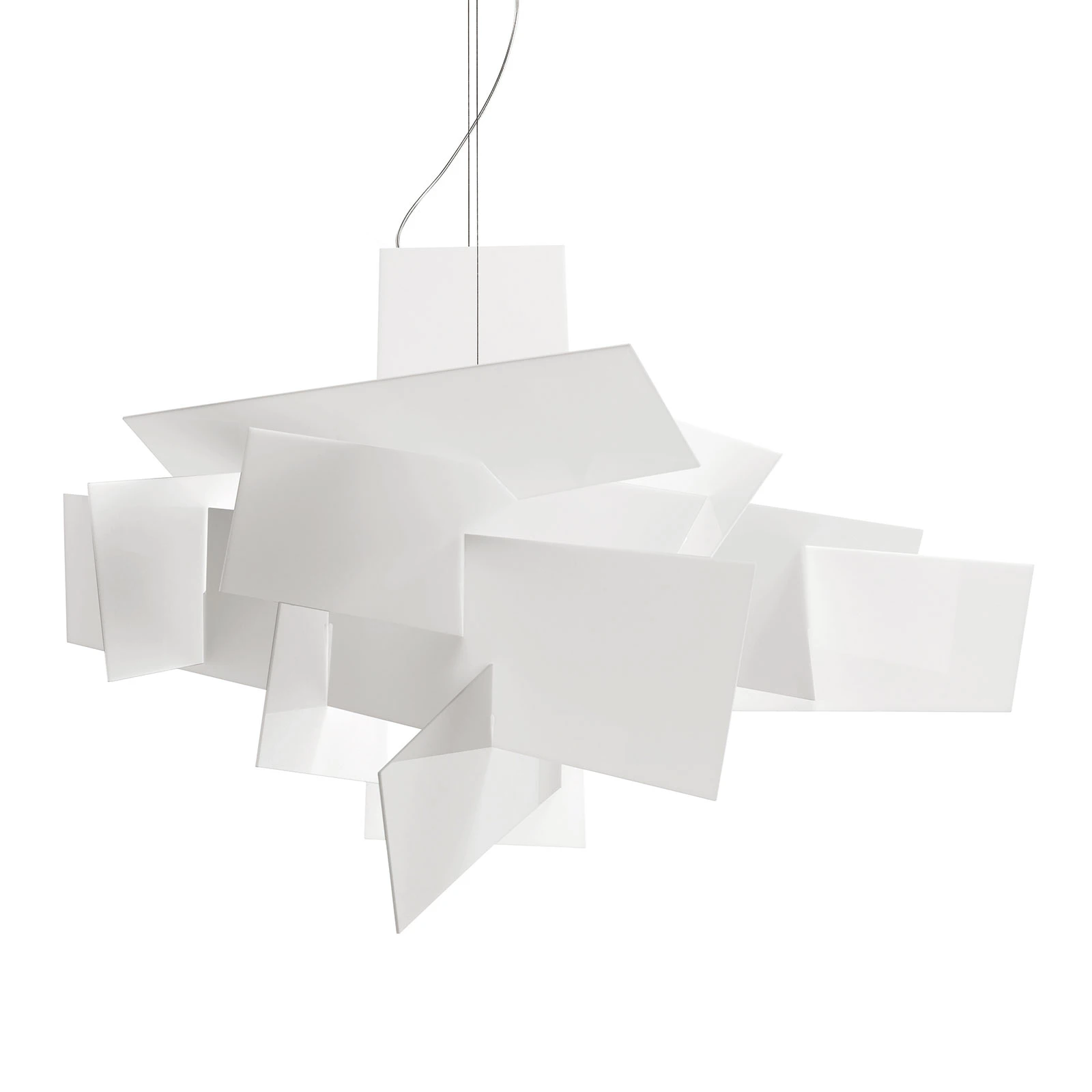 Foscarini Big Bang Suspension LED, blanc, Ø 96cm