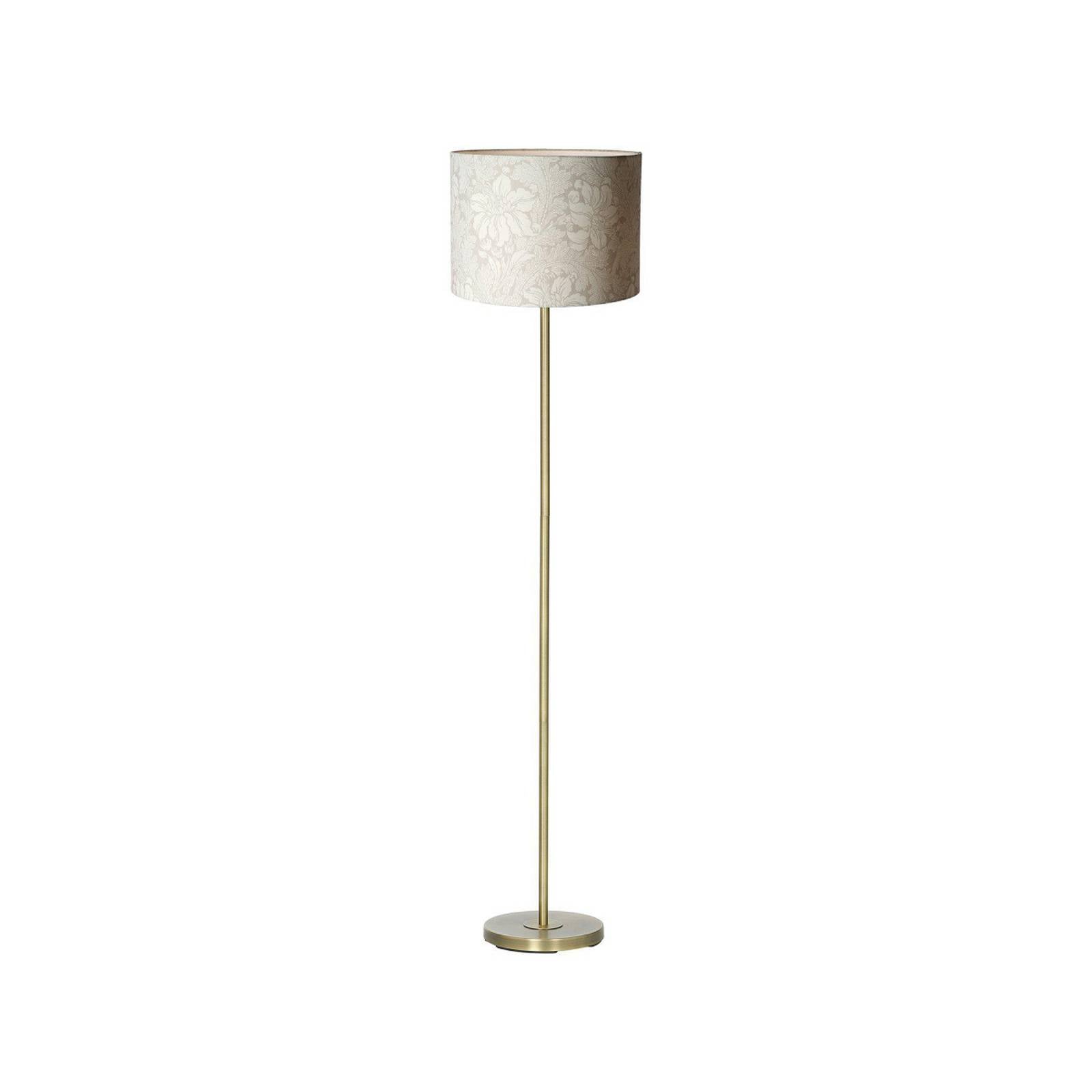Stehleuchte Amy, beige/gold, Höhe 150 cm, Textil, E27