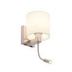 Brinja Flex Seinävalaisin White/Chrome - Lucande