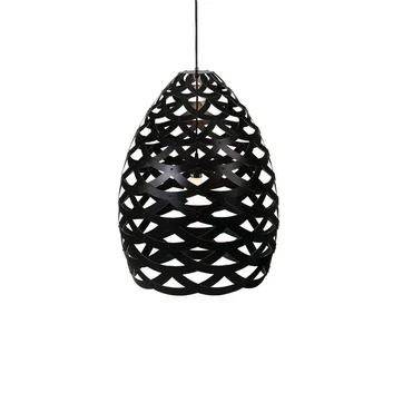 Tui Pendant Ø95 Black 2 Sides - David Trubridge