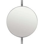 IOI Wall Mirror Round Ø80 Black/Brass - GUBI