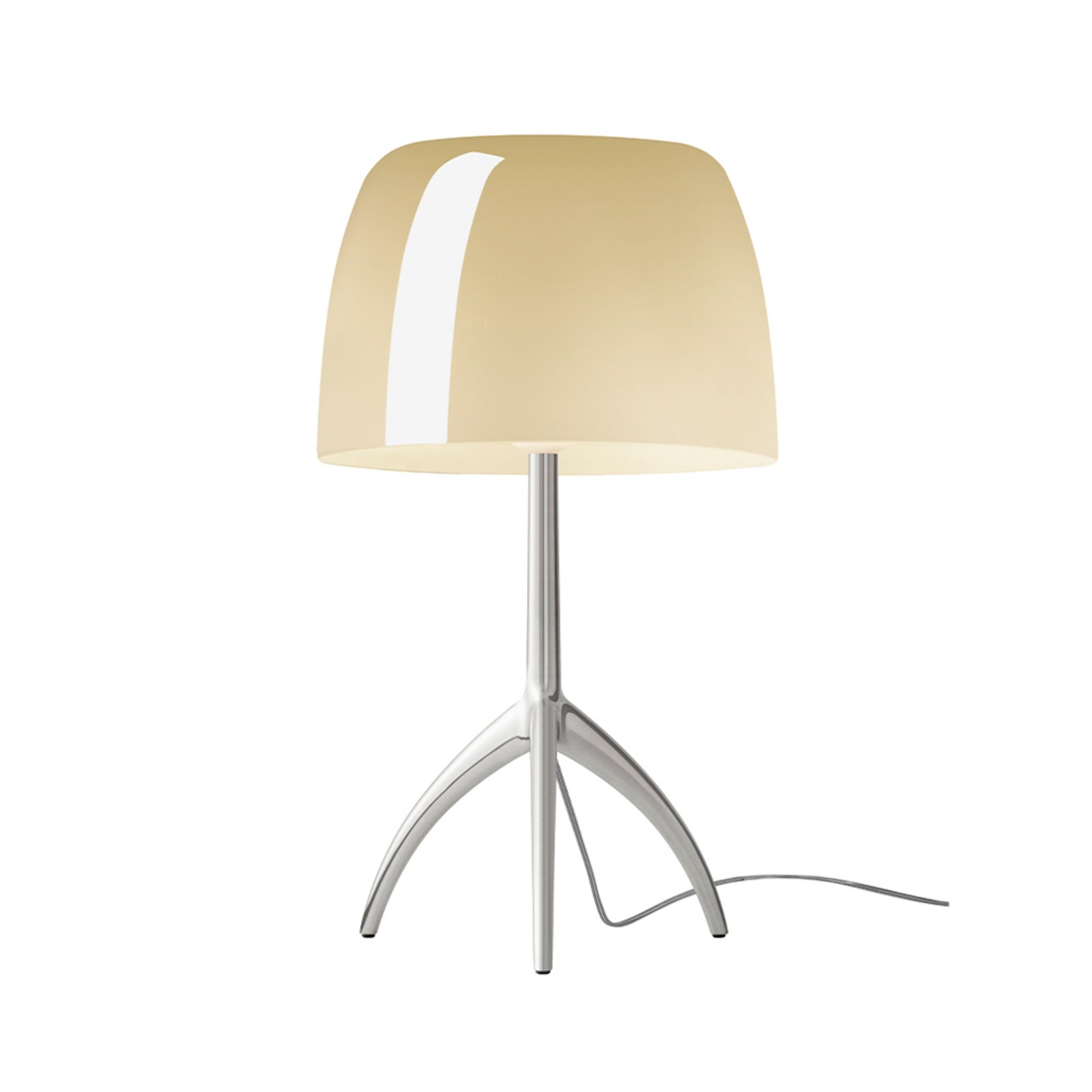 Lumiere Grande Tischleuchte G9 Alu/Varm Weiß - Foscarini