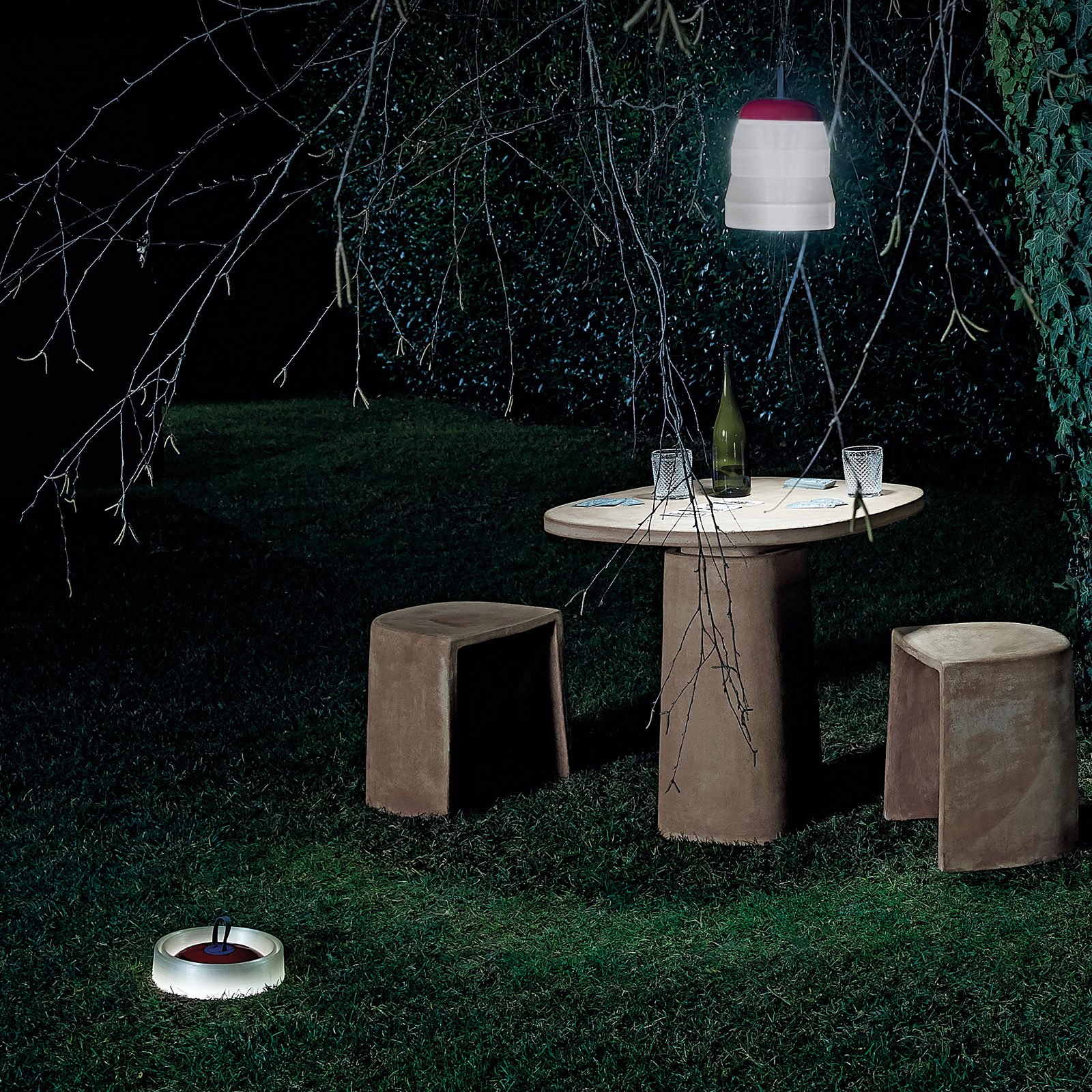 CRI CRI Portable Lampe de Table IP67 Rouge - Foscarini