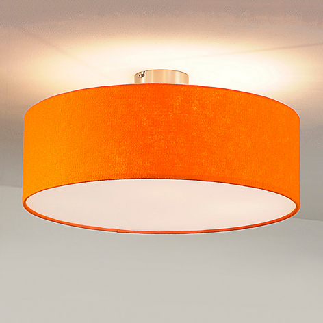Rothfels Gala taklampe, 50 cm, filt oransje