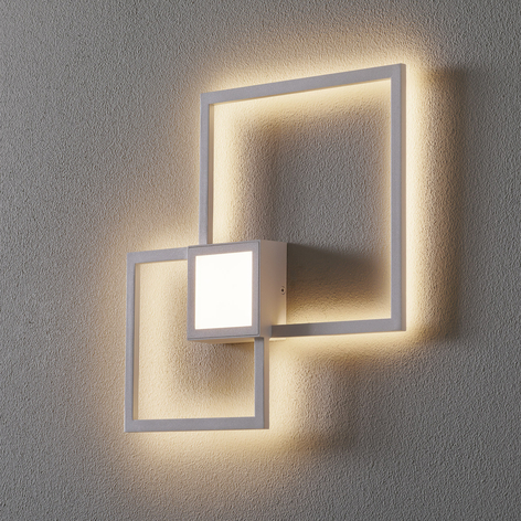 LED-Wandleuchte Mural eckig