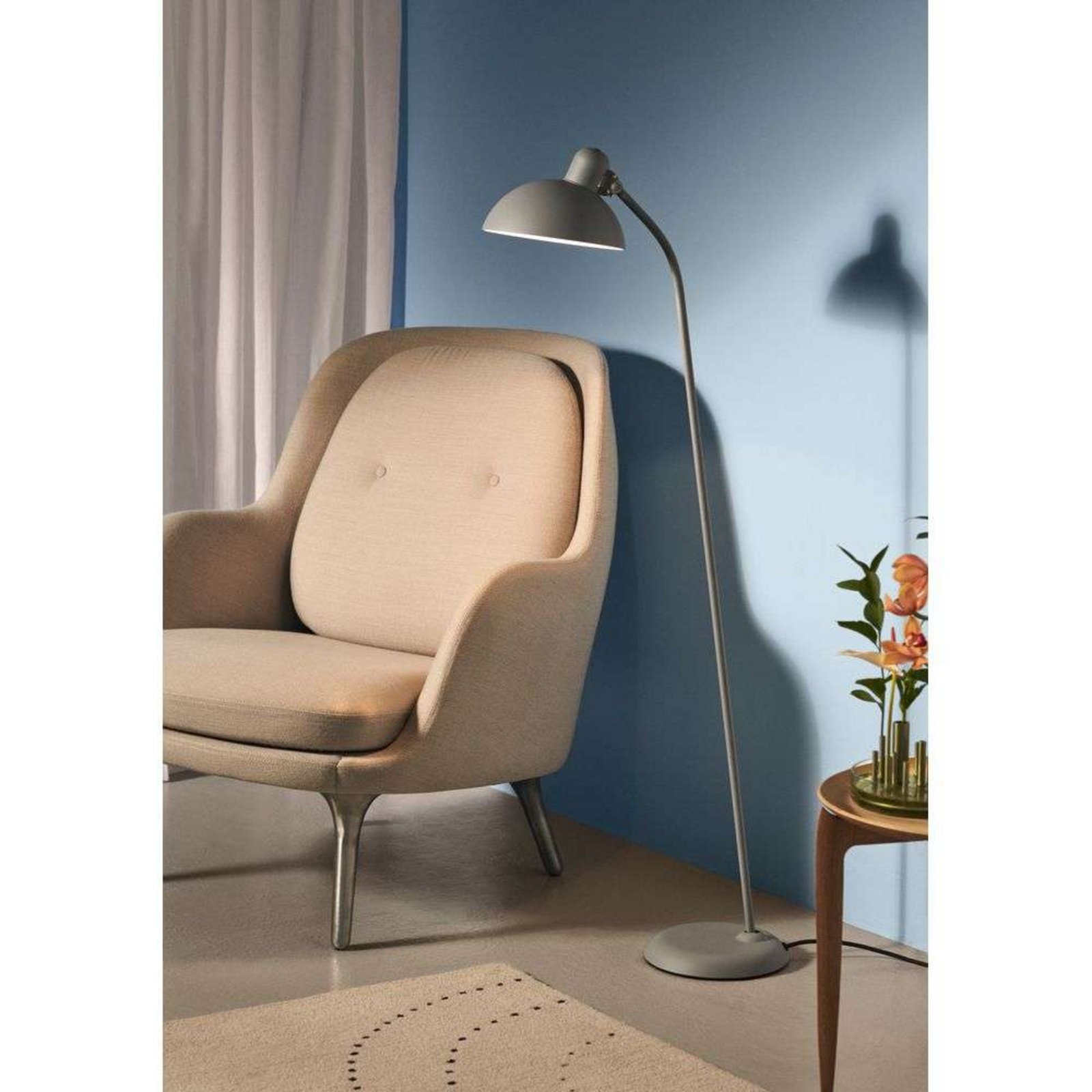 KAISER idell™ 6556-F Lampadar Mat Easy Gri - Fritz Hansen