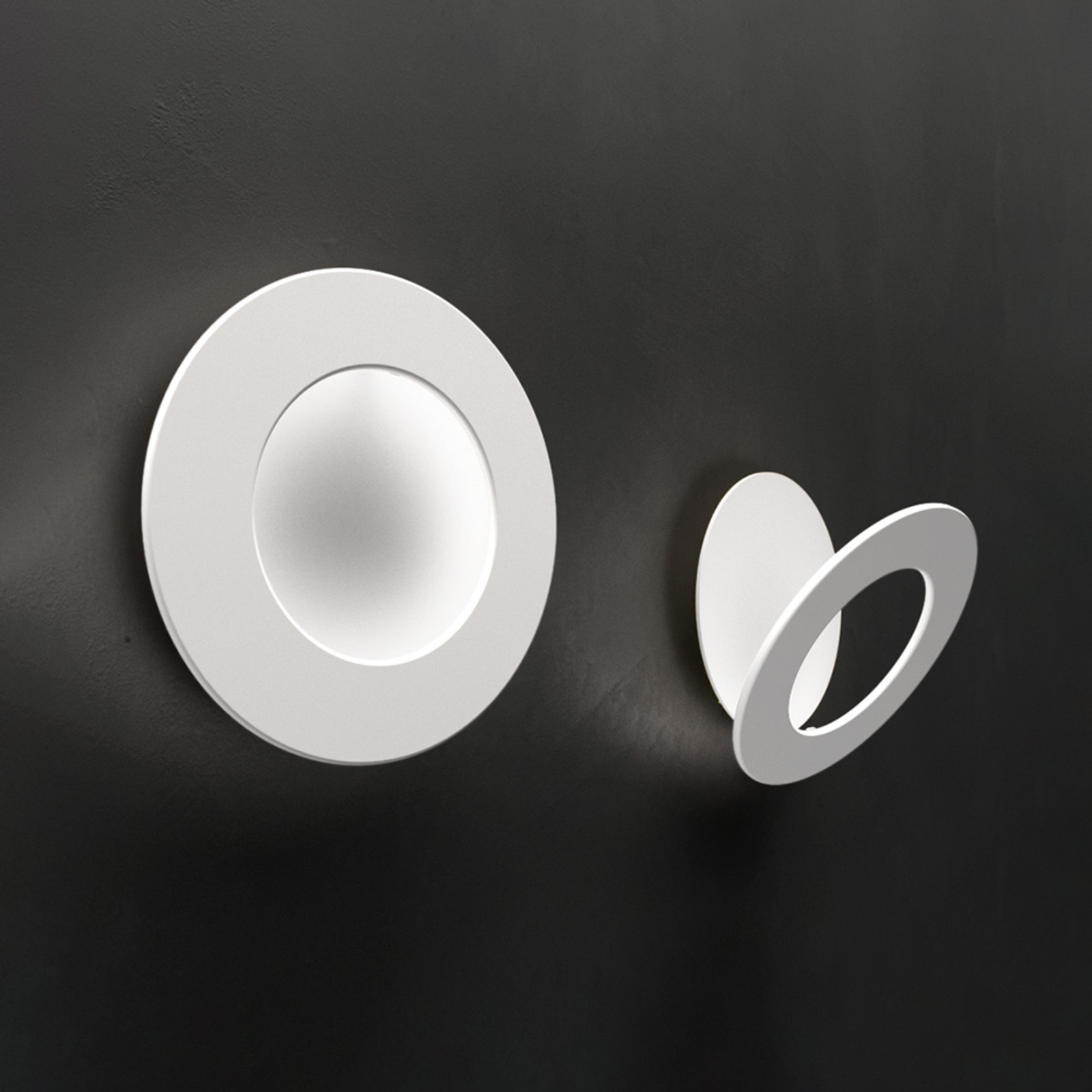 ICONE Vera LED осветление за стена 930 Ø26cm бяло/бяло