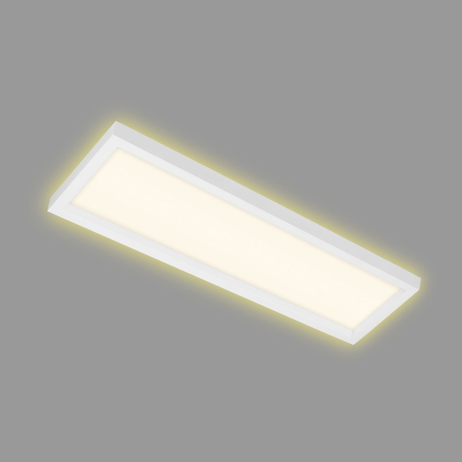 LED-taklampe 7365, 58x20 cm hvit