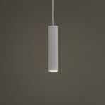 Suspension carbone, blanc, Ø 6 cm, aluminium