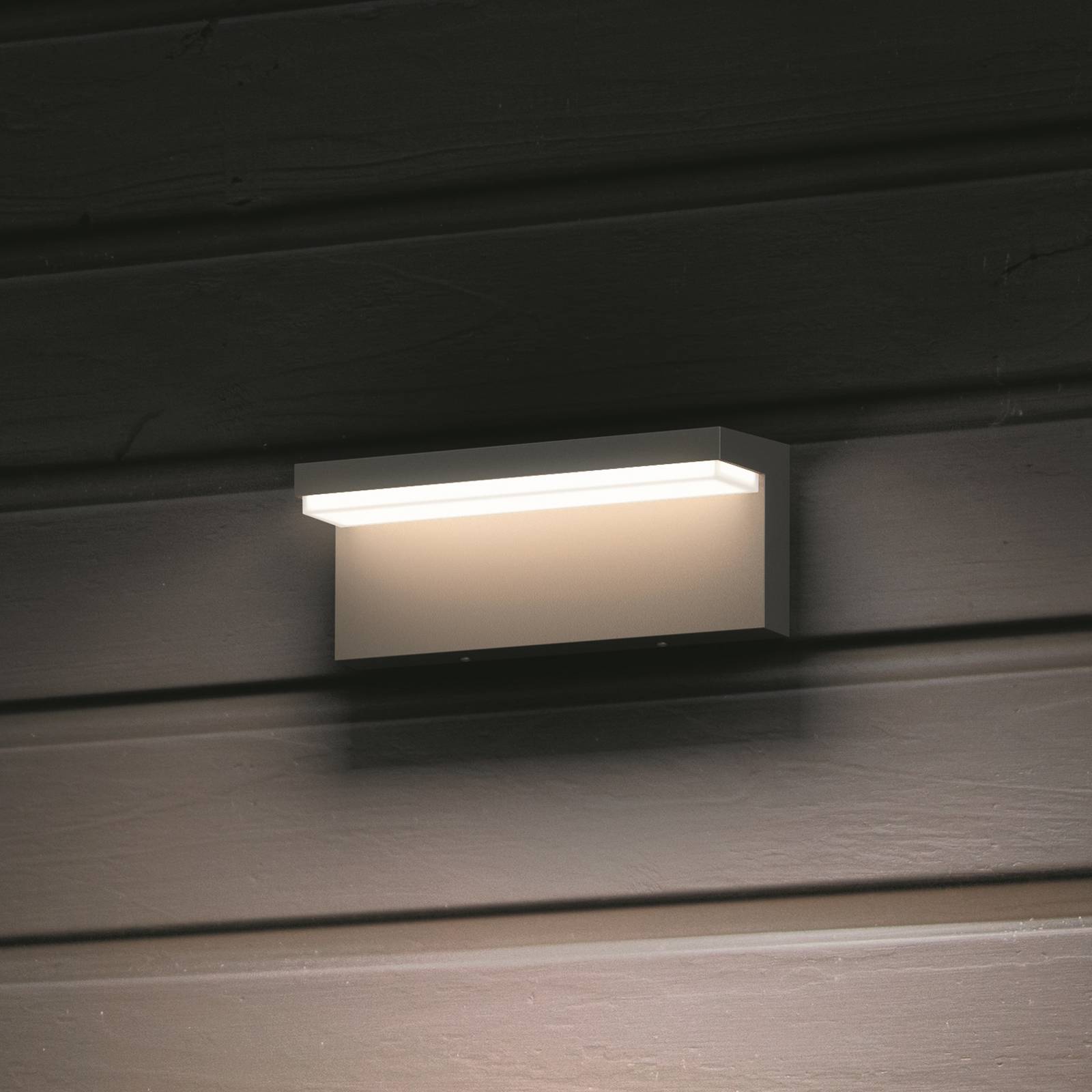 Philips Kinkiet zewnętrzny LED Bustan, zestaw 2 szt., 2700 K