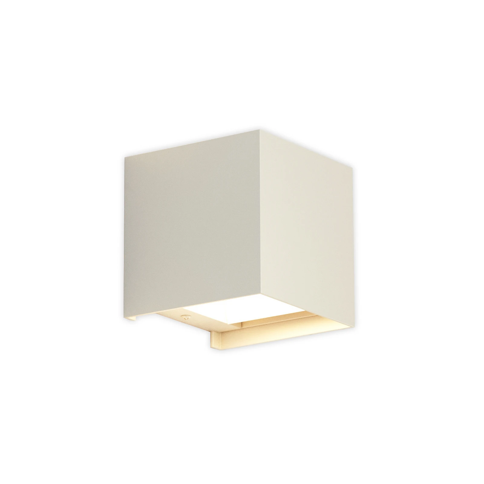 Zuza 2 aplique de pared, crema, metal, cuatro aspas, 10 cm, G9