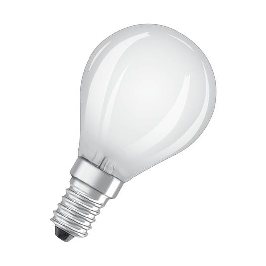 OSRAM golf ball LED bulb E14 6.5 W 840 matt