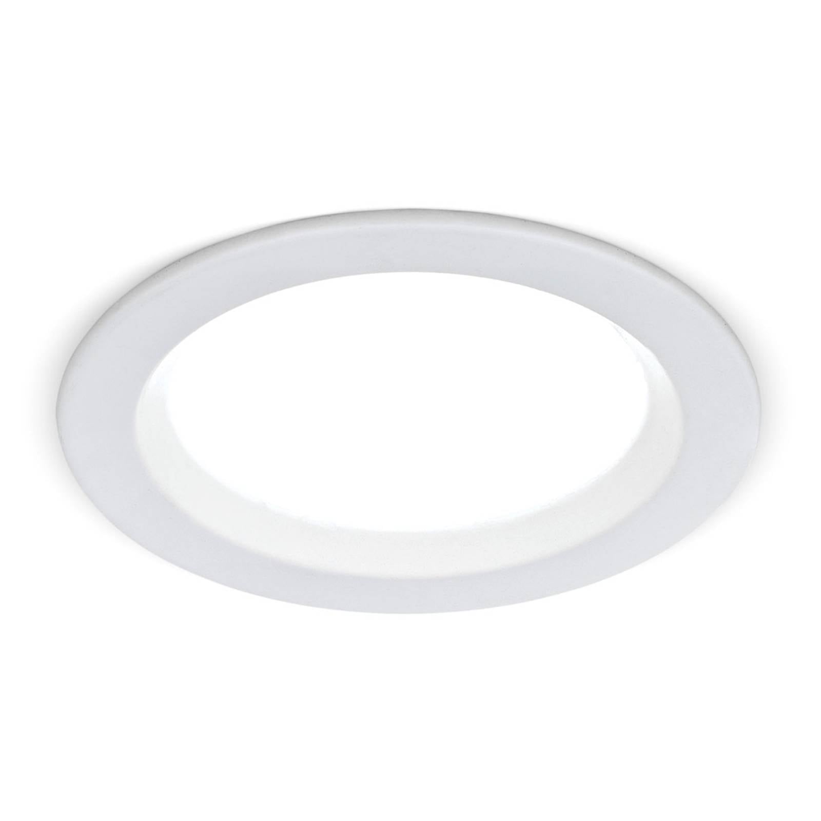 ORION Dimmbare LED-Einbauleuchte Spock Ø 9 cm weiß