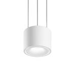 Egger Suspension LED Clippo blanc/blanc Ø10cm DALI DTW up/down