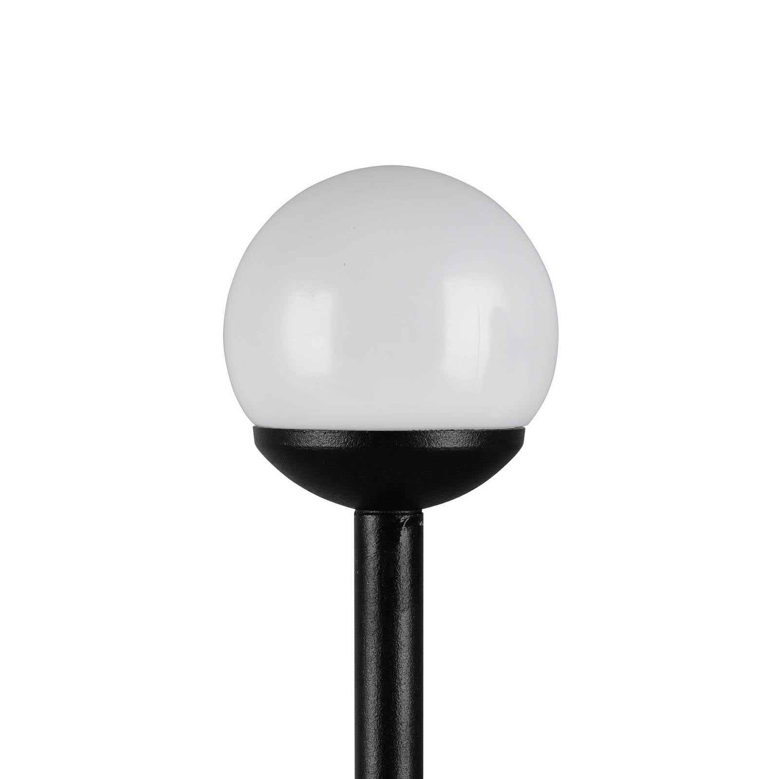 Reality Leuchten LED grondspies lamp SCOOP, zwart, 3-lamps, IP44, stekker