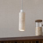 IT'S ABOUT ROMI Tivoli hanging light, white, travertine, GU10