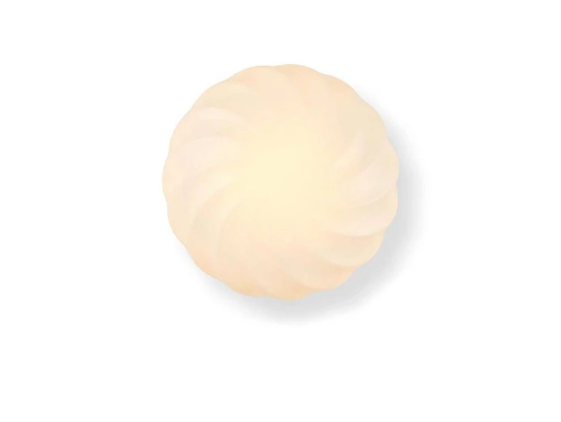 Halo Design - Twist Wand-/Deckenlampe, Ø 35 cm, messing/opal