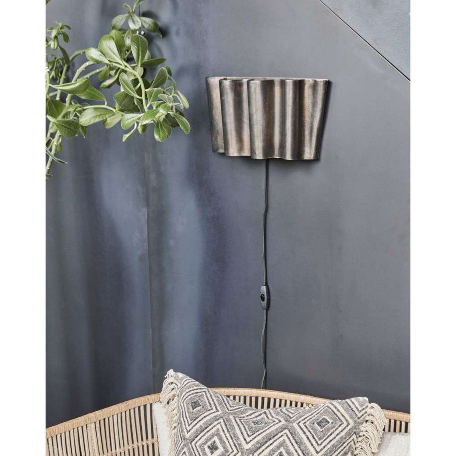 Flola Væglampe Ø12 Antique Brown House Doctor - Stue - Metal billede