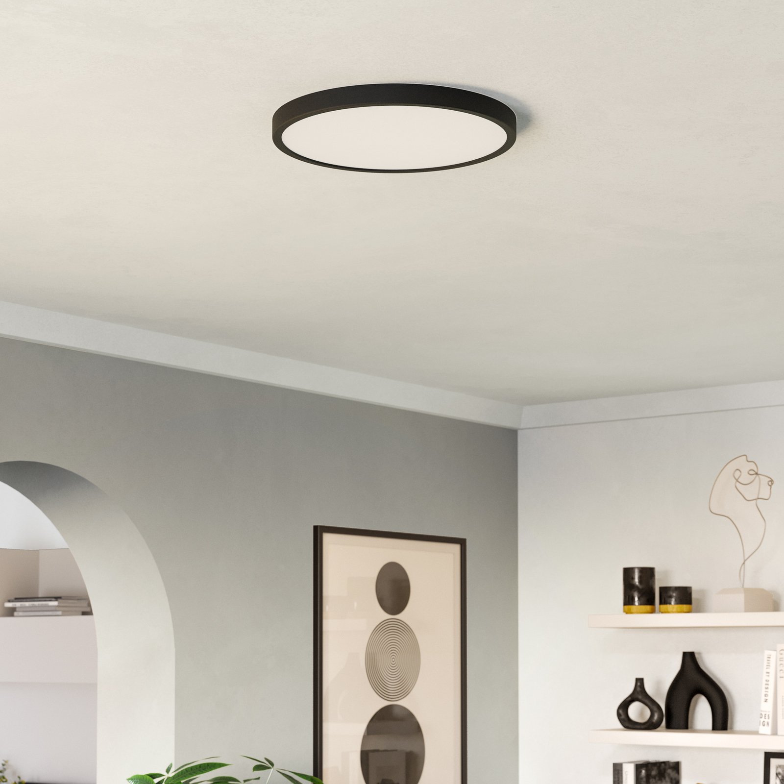 Plafonnier Alderney, un abat-jour en fil naturel