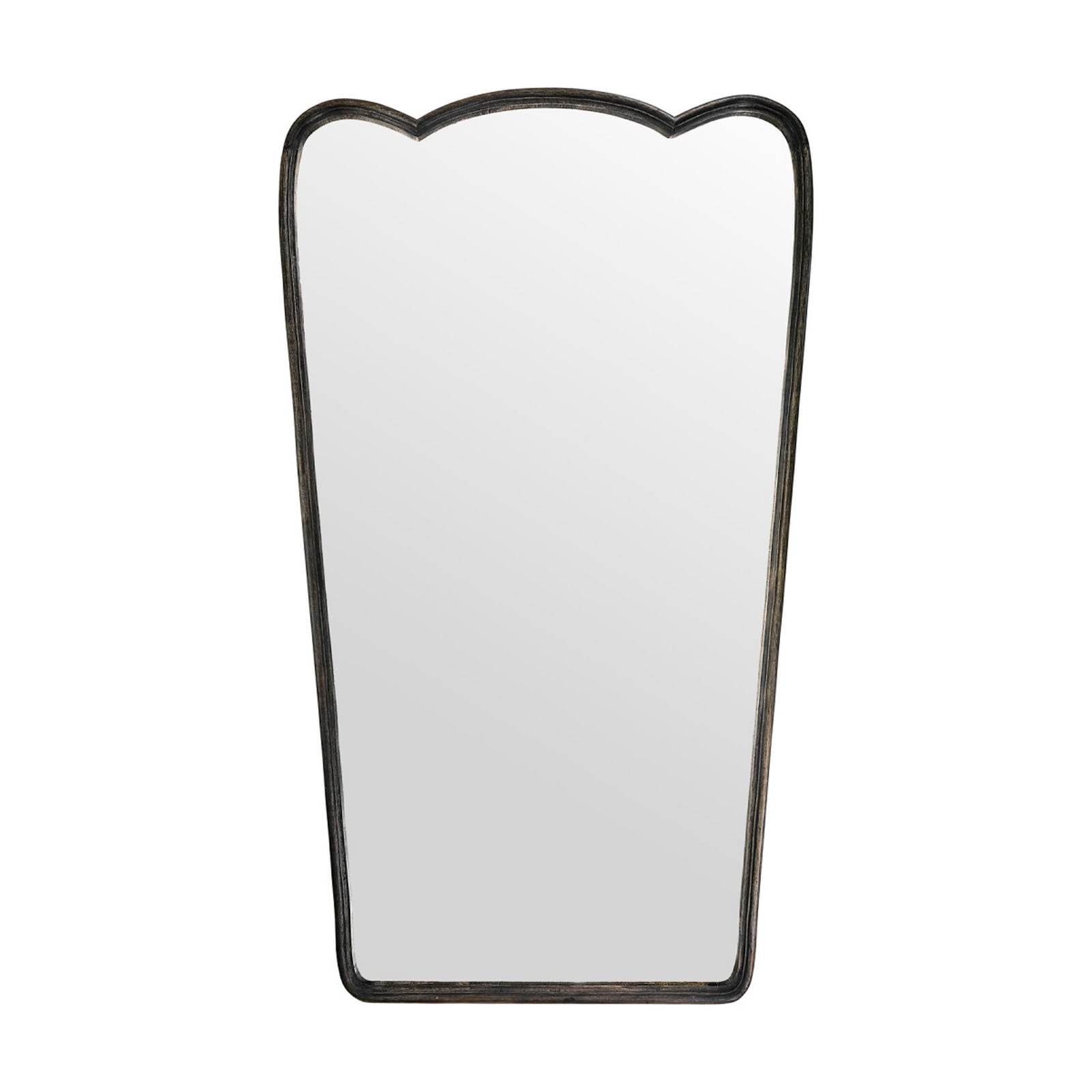 Specchio da parete HDJamp, nero, 180 x 105 cm - House Doctor