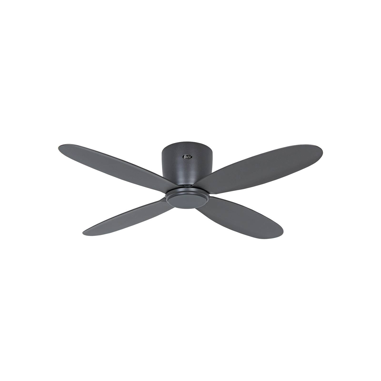 Deckenventilator CasaFan 311284w Eco Plano II 112cm Schwarz Wi-Fi DC Motor